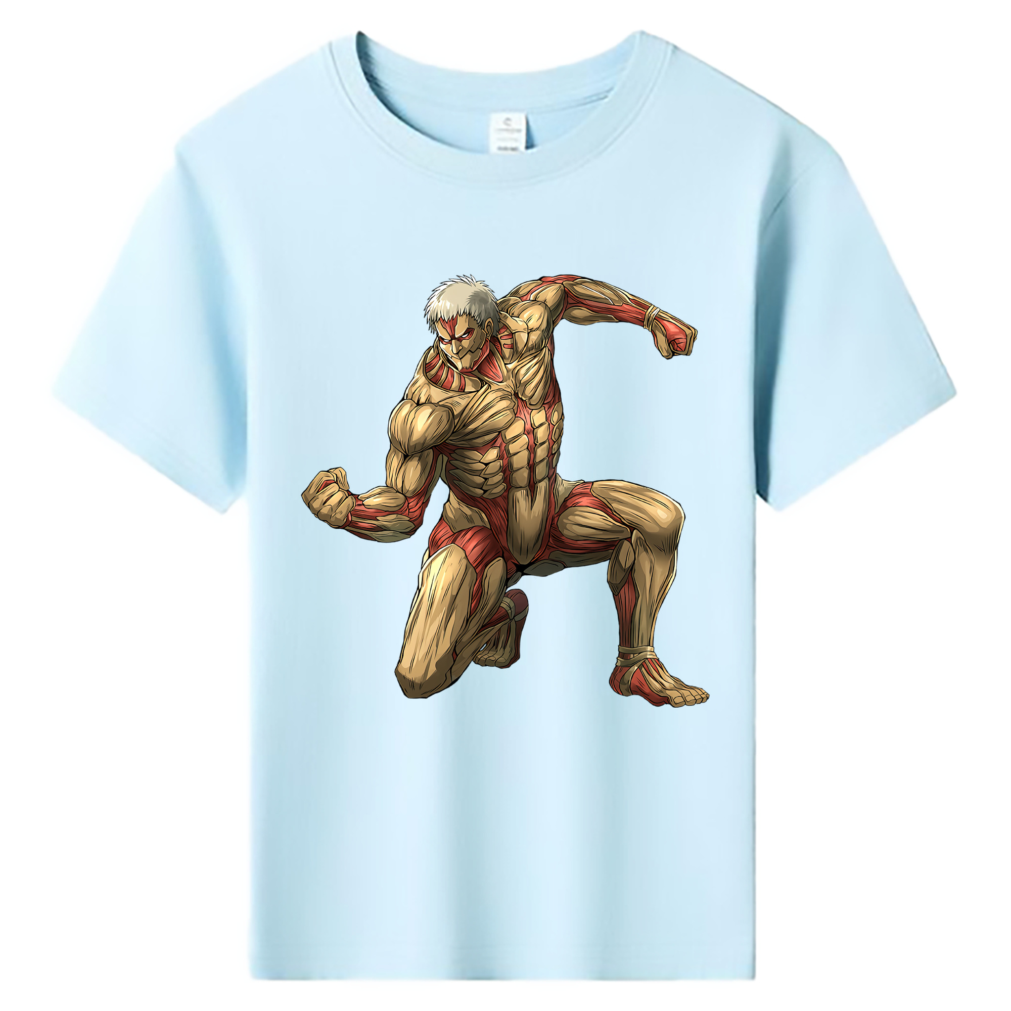 （画像用） 進撃の巨人 Attack on Titan 綿100％キッズTシャツ（フロントプリント）